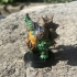 Tortle Deathknight Miniature - Pre-Supported print image