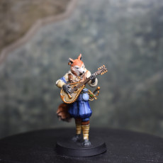 Picture of print of Kitsune Bard