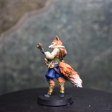 Picture of print of Kitsune Bard