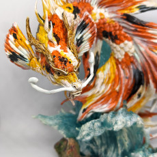 Picture of print of Dragon Koi - Presupported This print has been uploaded by Mike Abraham