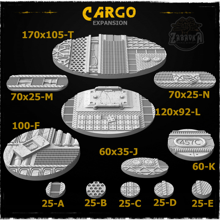 Cargo - Extra sizes set (Post Campaign STLs)'s Cover