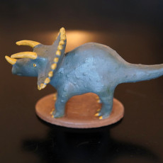 Picture of print of Triceratops
