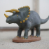 Triceratops print image