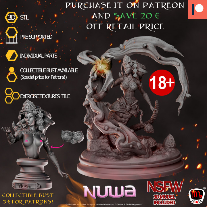 Nuwa, Chinese goddess of Creation, Collectible Diorama(Pre-supported)'s Cover