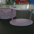 Stand for curved Lithophane image