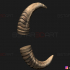 Buffalo Horns - Satan Horns - Demon Horns image