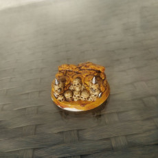 Picture of print of Skull Skewers Base (40mm round)