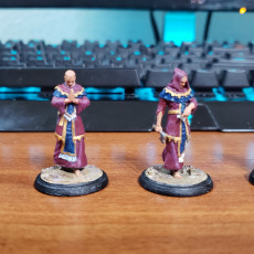 Picture of print of Cultists set 4 miniatures 32mm pre-supported