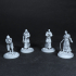 Cultists set 4 miniatures 32mm pre-supported image