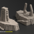 Davonis, Ancient Burial Site. 3D Printing Designs Bundle. Futuristic / Alien / Ruins / Scifi Buildings. Terrain and Scenery for Wargames image