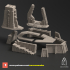 Davonis, Ancient Burial Site. 3D Printing Designs Bundle. Futuristic / Alien / Ruins / Scifi Buildings. Terrain and Scenery for Wargames image