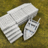 modular port and small boat image