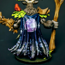 Picture of print of Deer Druid and Summoned Creeping vines