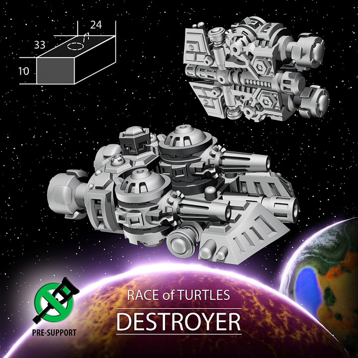$3.00DESTROYER for Turtle Race