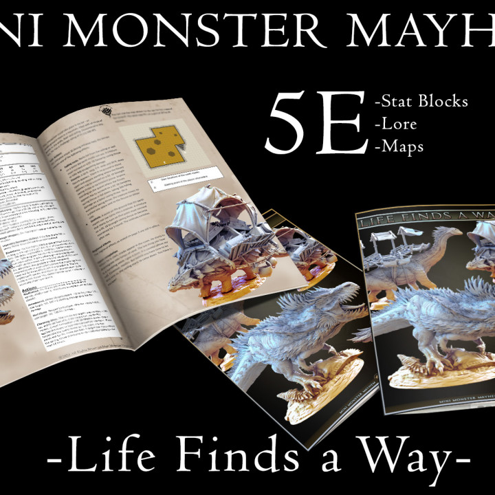 $6.99Life Finds a Way Storyline (Stat Blocks, encounter, lore)