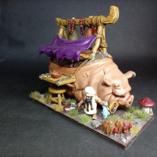 Picture of print of Undur's Dire Pig (Pre-Supported)