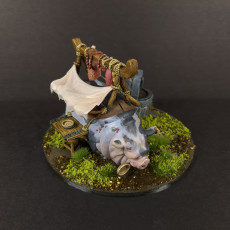 Picture of print of Undur's Dire Pig (Pre-Supported)