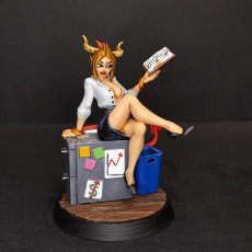 Picture of print of Stacy the Succubus Accountant