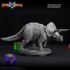Triceratops Miniature - Pre-Supported image