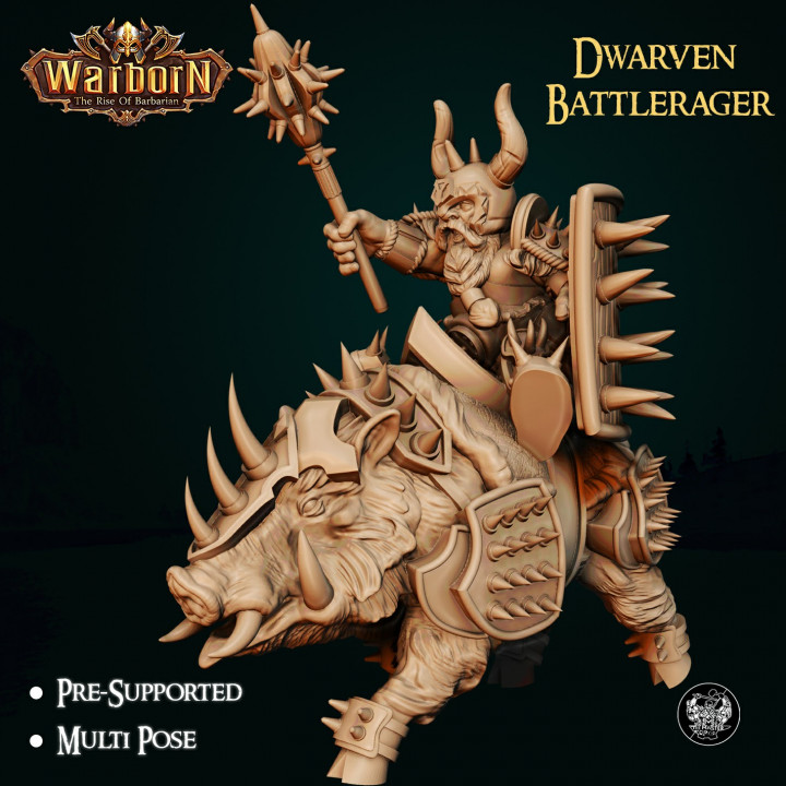 Dwarf Battlerager's Cover