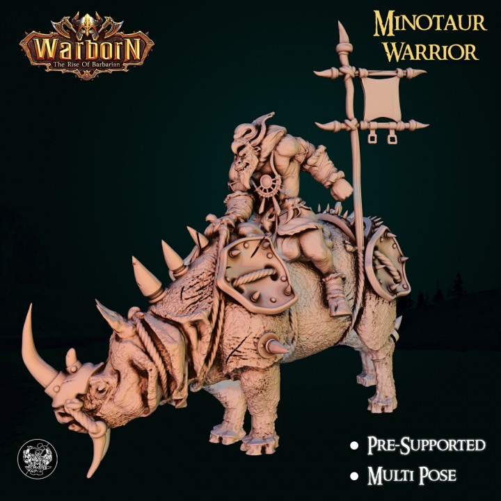 Minotaur Warrior's Cover