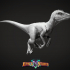 Velociraptor, Variation 3, Pose 1 Miniature - Pre-Supported image