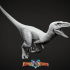 Velociraptor, Variation 1, Pose 2 Miniature - Pre-Supported image
