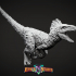 Velociraptor, Variation 2, Pose 2 Miniature - Pre-Supported image