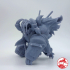 Horned Demon of Orcus 2 inch base and Horned Demon rampage version bundle, 750 mm height Large miniature image