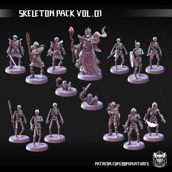 $24.99Skeleton Pack Vol.01