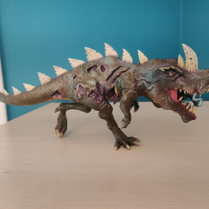 Picture of print of Zombie TRex (Undead Tyrannosaurus Rex)