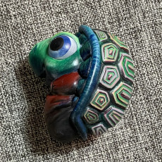 Picture of print of Tortle Baby Miniature - Pre-Supported