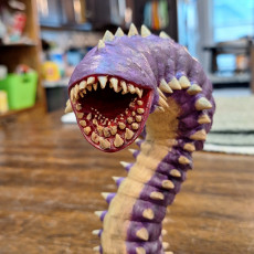 Picture of print of Purple Worm Updated