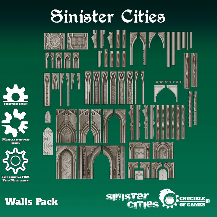 $25.00Sinister City Builder - Walls pack