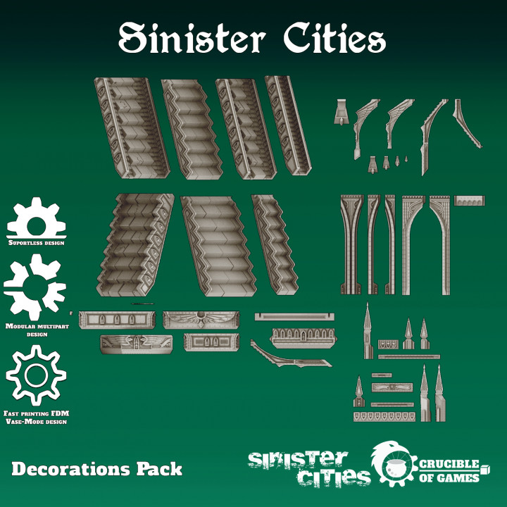 $15.00Sinister City Builder - Decorations pack