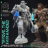 Deity Fight Club - 7 Detailed Avatars - PRESUPPORTED - Rules & Ilustrated - 32mm Scale image