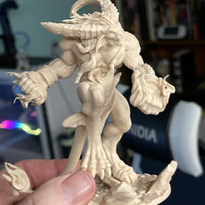 Picture of print of Kingdom of Talarius - The Therion, Ifrit - Lord of Fire (32mm scale presupported monster - SPECIAL CAMPAIGN PRICE)