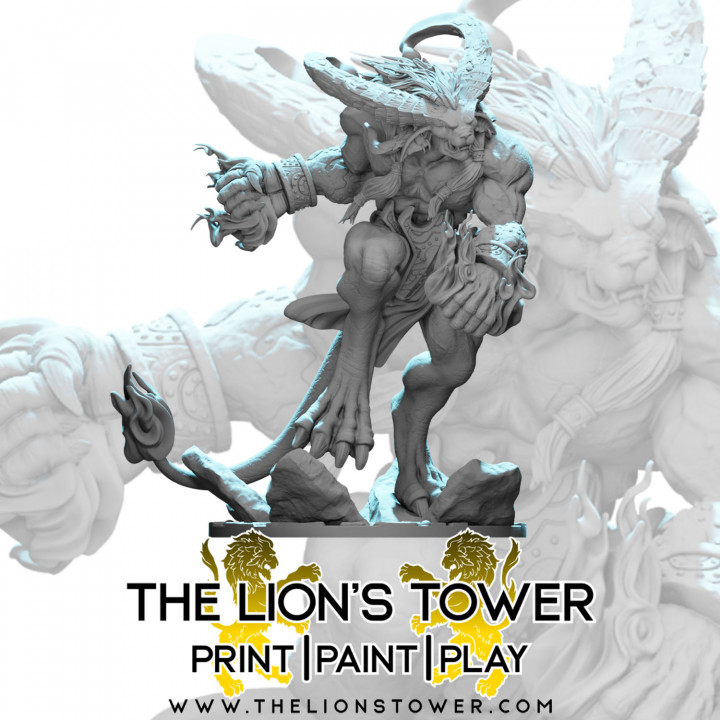 Kingdom of Talarius - The Therion, Ifrit - Lord of Fire (32mm scale presupported monster - SPECIAL CAMPAIGN PRICE)'s Cover