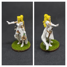 Picture of print of Kingdom of Talarius - Lilly, Arch White Mage (32mm scale presupported miniature)