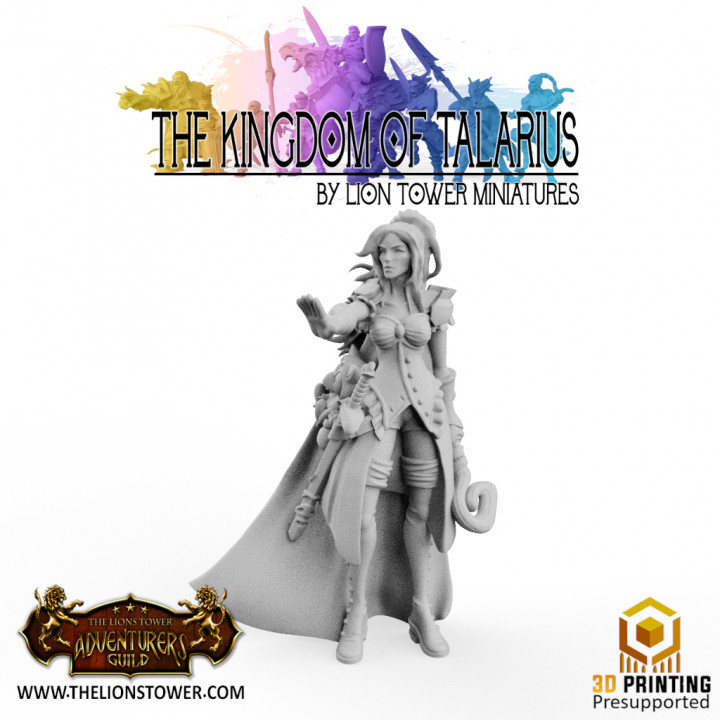 Kingdom of Talarius - Lilly, Arch White Mage (32mm presupported)'s Cover