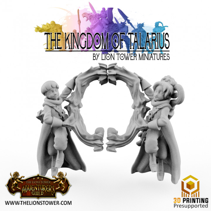 Kingdom of Talarius - The Twins, Pandi and Portia - 32mm Presupported's Cover