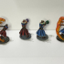 Kingdom of Talarius - War Mages (Set of 2 x 32mm scale presupported miniatures) print image