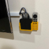 Apple TV Wall Mount w/remote holder image