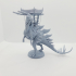 Stegosaurus and companion with platform version print image