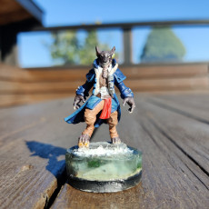 Picture of print of Male Werewolf Pirate (PRESUPPORTED)