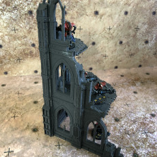 Picture of print of Gothic scifi ruins free sample