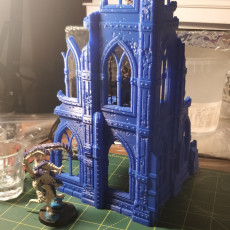 Picture of print of Gothic scifi ruins free sample