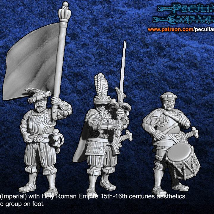 The Empire (germanic) - Command group on foot's Cover