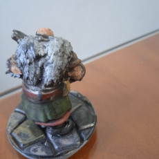 Picture of print of ''Dwarf Warrior" KICKSTARTER FREE Pre-supported Model