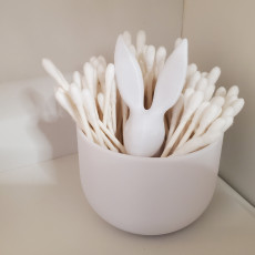 Picture of print of Rabbit Q-tip holder This print has been uploaded by Matt Carothers